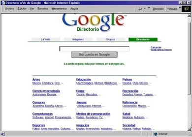 Clasificación de los Buscadores y Tipos de Busqueda