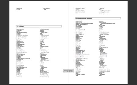French Leaving Cert A1 Vocabulary for Higher Level