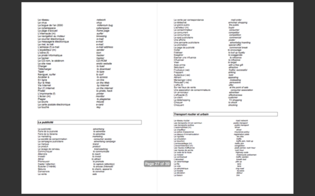 French Leaving Cert A1 Vocabulary for Higher Level