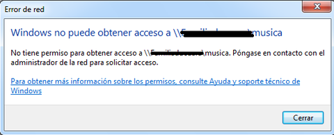 Permisos de acceso