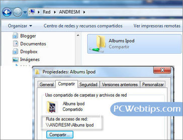 Como compartir recursos en red