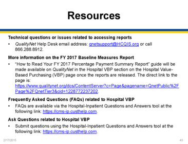 Domain II: Overview of Hospital VBP (provided by Diane Rogers)
