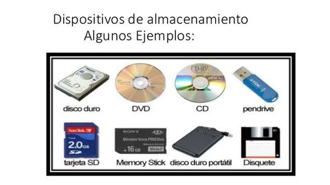 DISPOSITIVOS DE ALMACENAMIENTO