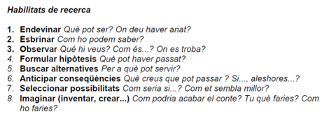 Conèixer les habilitats ...