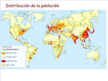 Distribución de la población