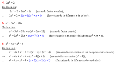DESCOMPONER EN TRES FACTORES