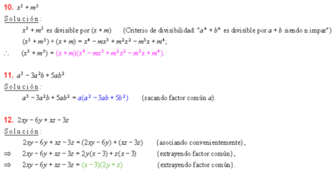 EJERCICIOS RESUELTOS ÁLGEBRA DE BALDOR CONTINUACIÓN