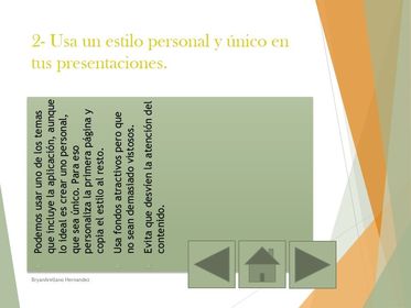 Reglas para crear una presentación de diapositivas exitosa
