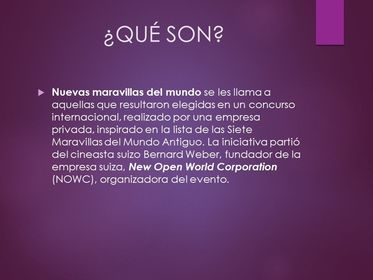 R9 Nuevas Maravillas del Mundo