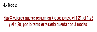 Mediana y Moda