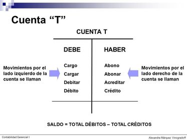 Partes de la cuenta