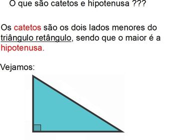 TEOREMA DE PITÁGORAS