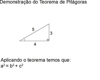 TEOREMA DE PITÁGORAS