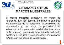 LISTADOS DE UNA POBLACION.