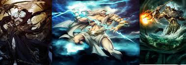 Hades, Zeus y Poseidon