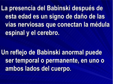reflejo de babinsky