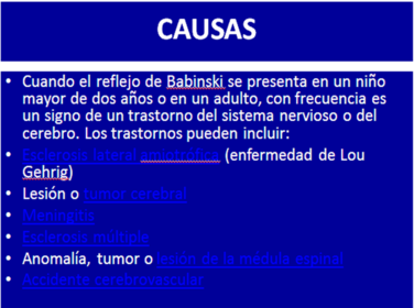 reflejo de babinsky