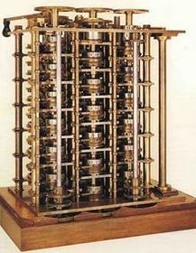Máquina diferencia y analítica de Babbage (1822)