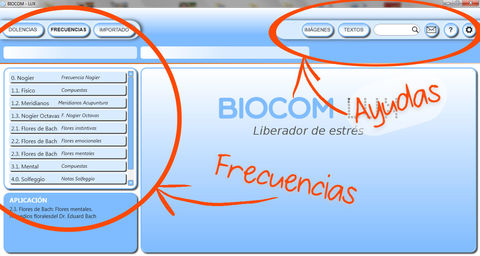 2. Explicación de los botones del software